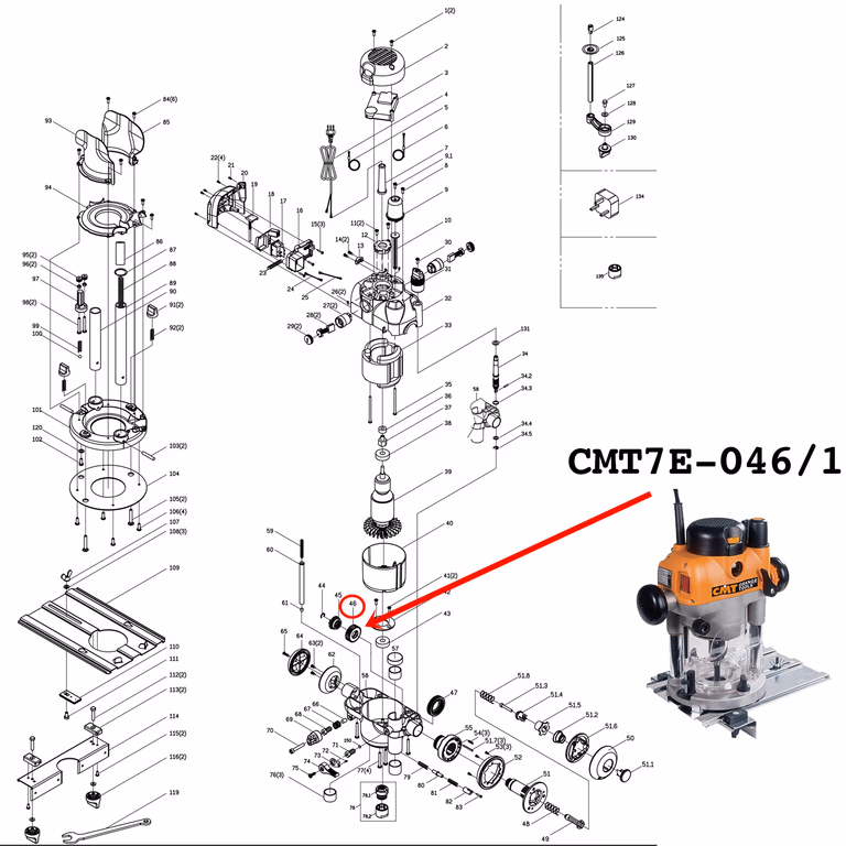 Tandwiel · CMT7E-046/1
