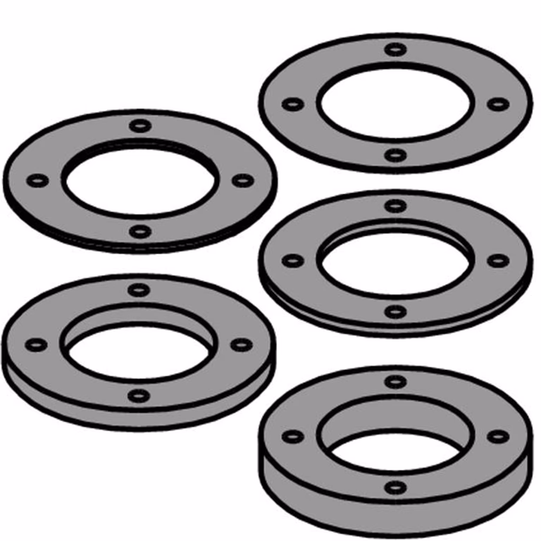 Stelring met pengaten voor freeskop D=65mm B=31,75mm