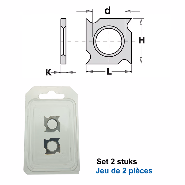 Groeftand HWM (per 2 st.) K=1,95mm