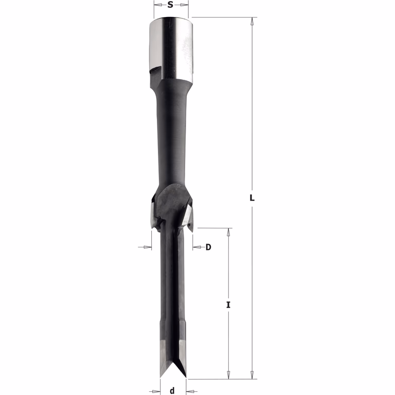 Getrapte slotkastfrees HW D=22mm S=M12x1