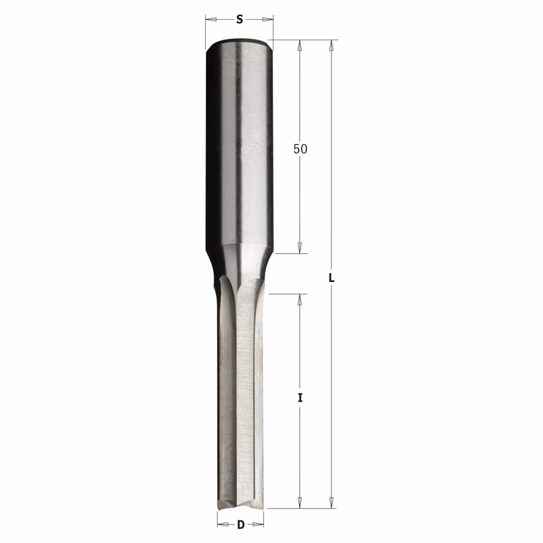 Visbekboor, rechts D=8mm S=16mm L=110mm I=55mm