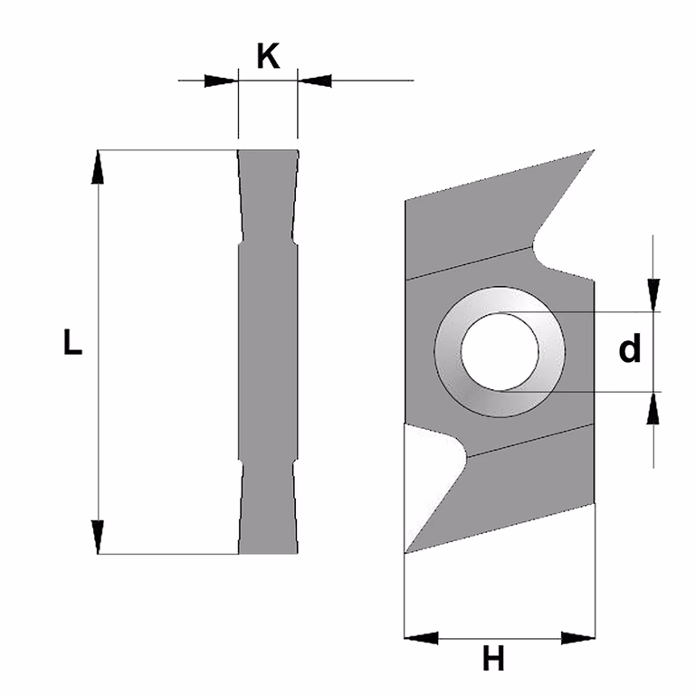 Dubbele groeftand K=4mm · 790.902.A1