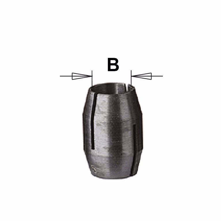 Spantang voor freesdragermandrijn B=8mm