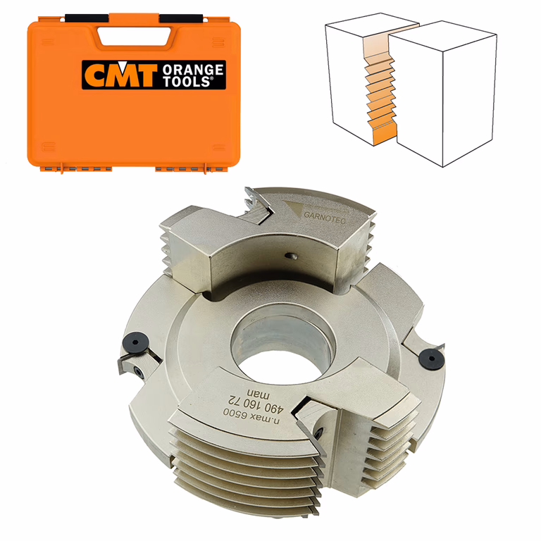 Trapezium verlijmfrees D=160mm B=50mm