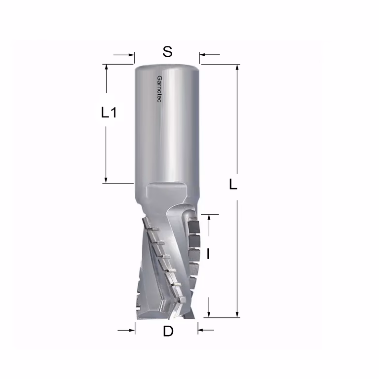 Diamantfrees negatieve PCD Z3+1 Turbo D=25mm L=96mm I=35mm (20+1 PCD)
