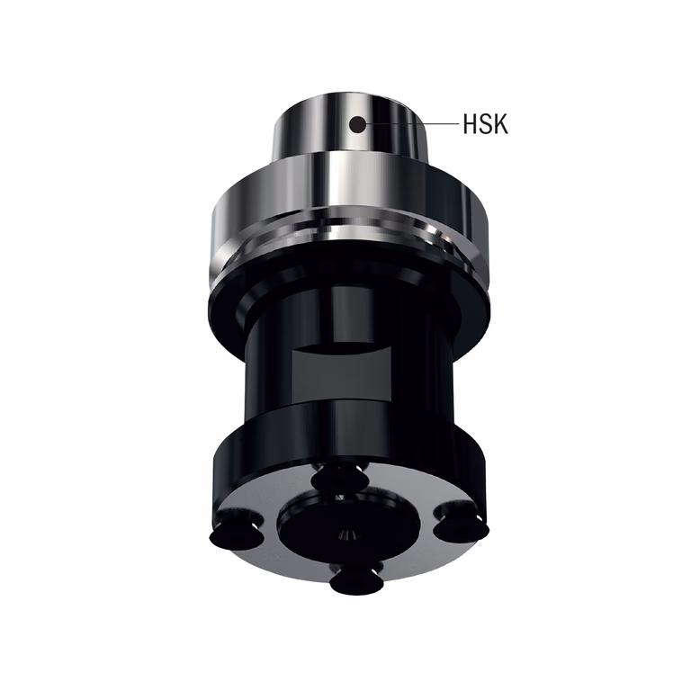 Precisie-zaaghouder met HSK-F63 kolf D=59mm L=78mm