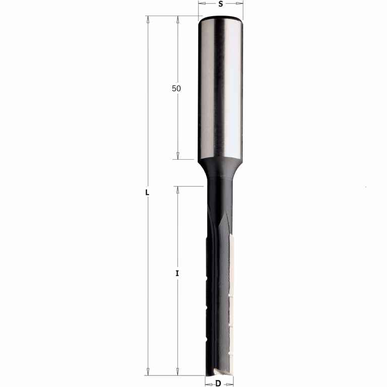 Langgatboor, links D=10mm S=13mm L=125mm I=70mm