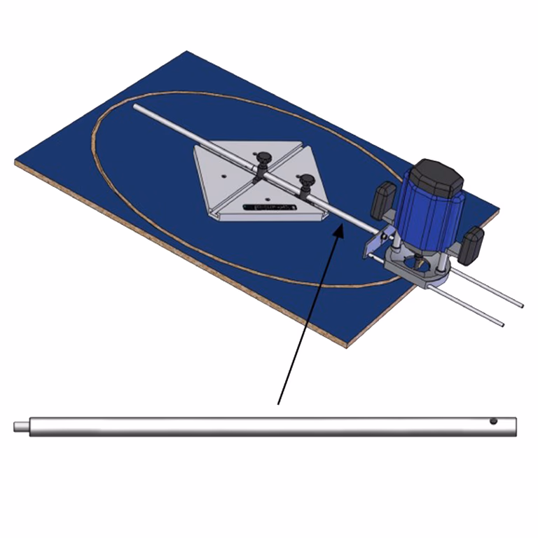 Stuurstang D=16mm L=400mm