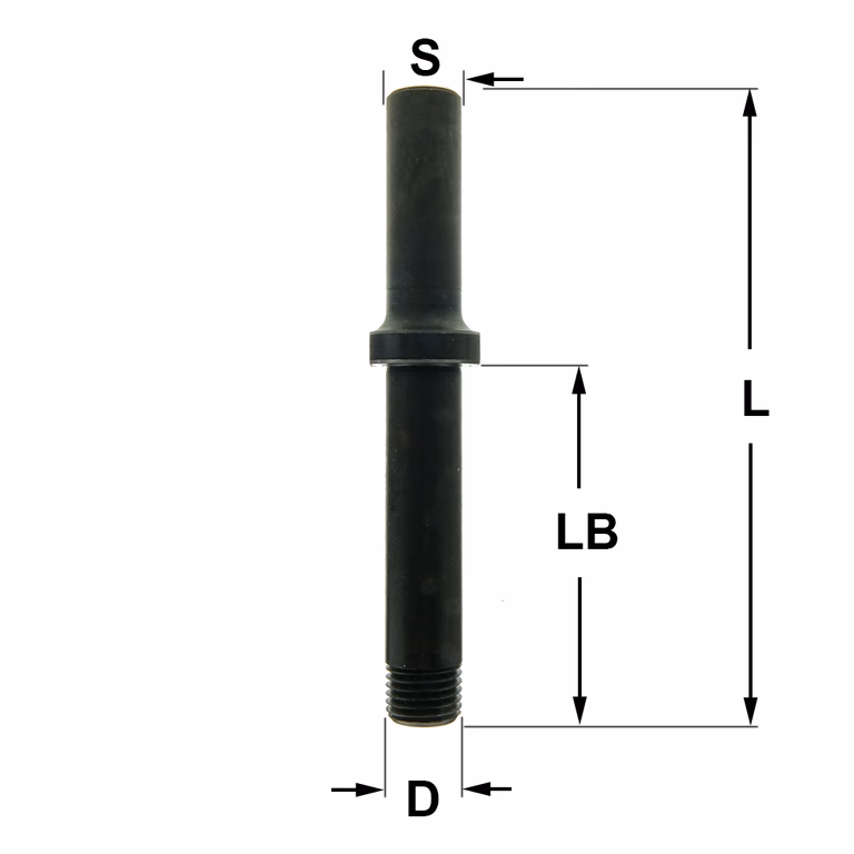 Spindel zonder kogellager S=1/2" L=97mm LB=54mm