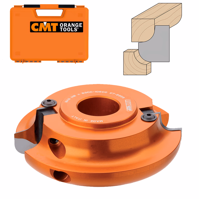 Holle + bolle radiusfrees met WPL-messen D=121mm B=35mm
