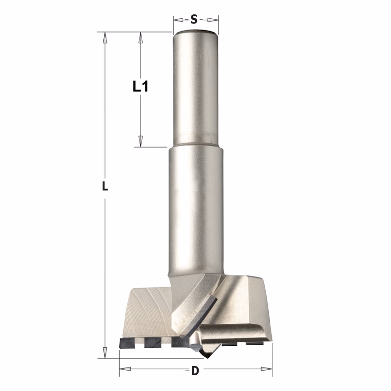 Cilinderkopboor D=15, links L=57,5mm · 317.150.62