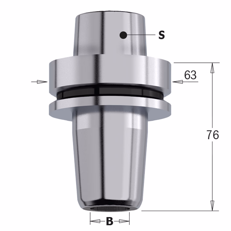 Krimphouder HSK B=20mm