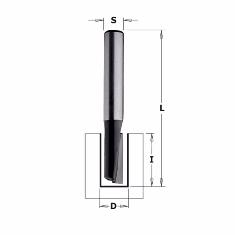 Rechte bovenfrees (contractor) , HW D=6mm L=51mm I=16mm Z1
