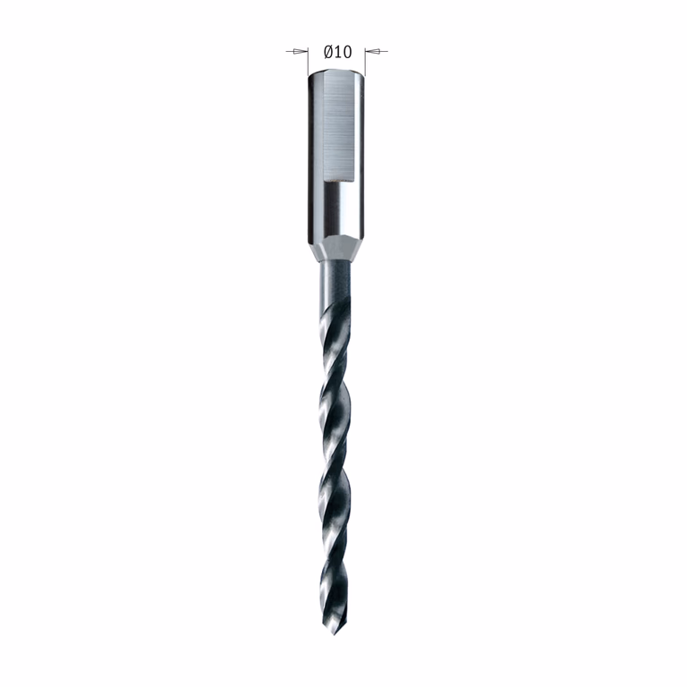 HSS boren voor ANUBA® - paumellescharnieren D=5mm L=75mm LB=40mm d=3,8mm