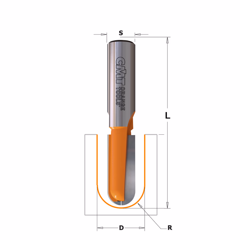 Bolle radiusfrees, HW D=12,7mm L=73mm I=31,7mm R=6,35mm · 814.627.11