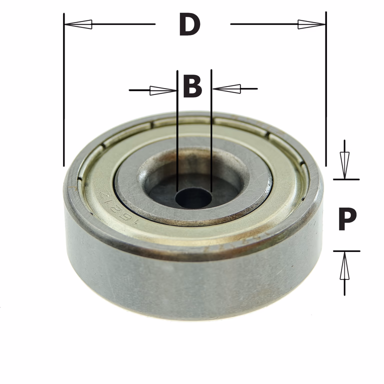 Standaard kogellager D=34,9mm B=4,76mm P=11,5mm
